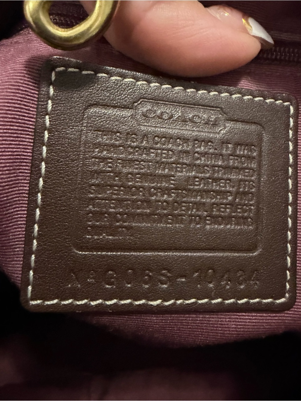 Coach Patchwork Shoulder Bag - Brown, Pink, Tan, Cream - Picture 5 of 8